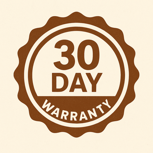 30-day warranty